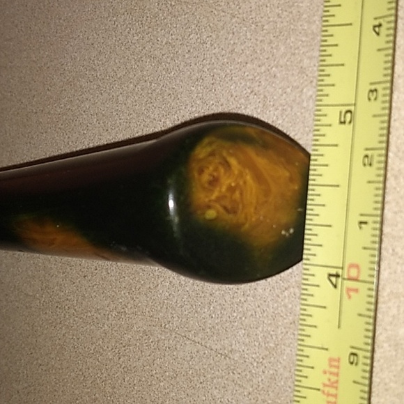 Cool Butterscotch&Green Bakelite Handled Bottle Opener(Vintage) - Picture 10 of 17